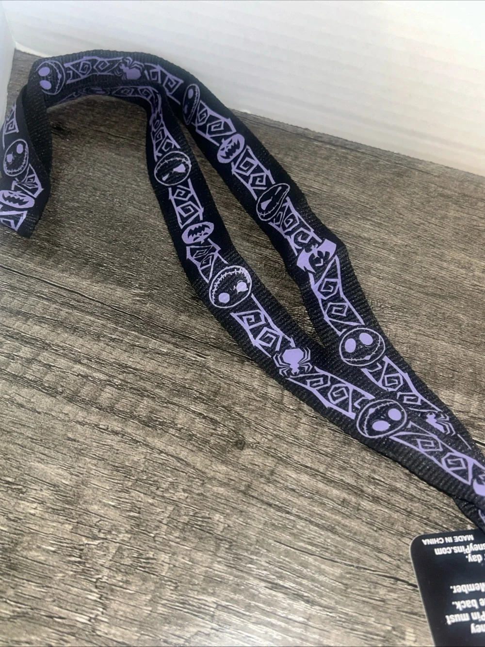 Bioworld The Nightmare Before Christmas Jack Lanyard in Black and Purple
